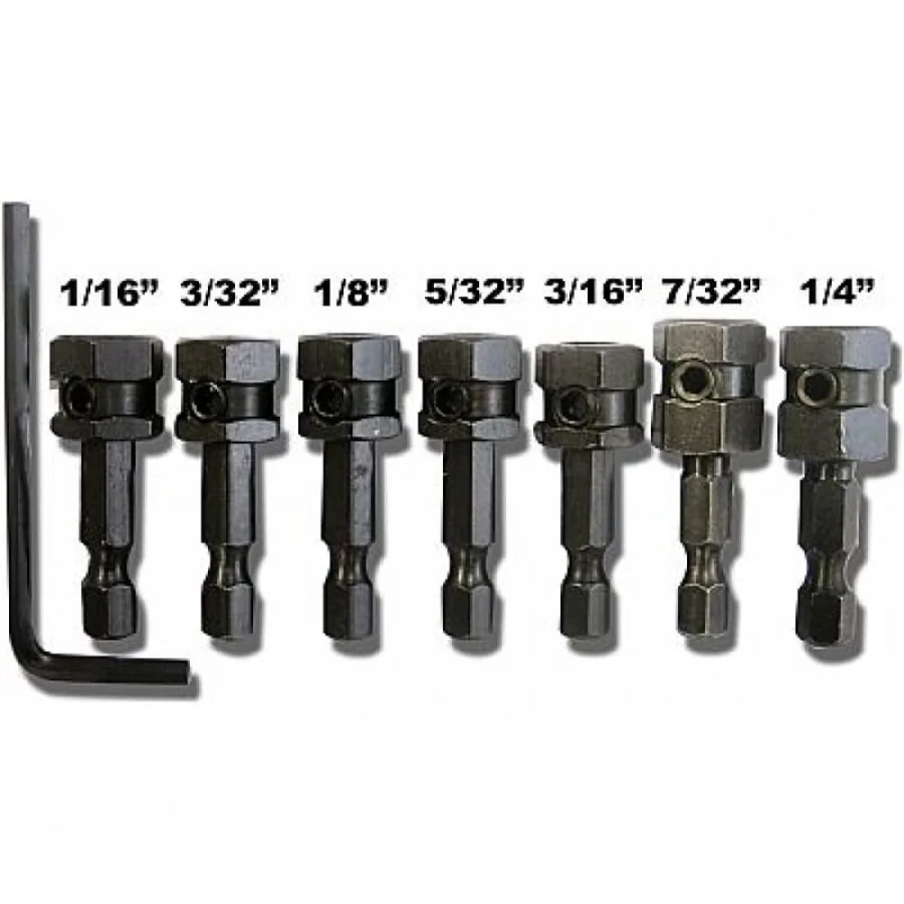 Conjunto Adaptadores de Brocas 83301 7 Peç