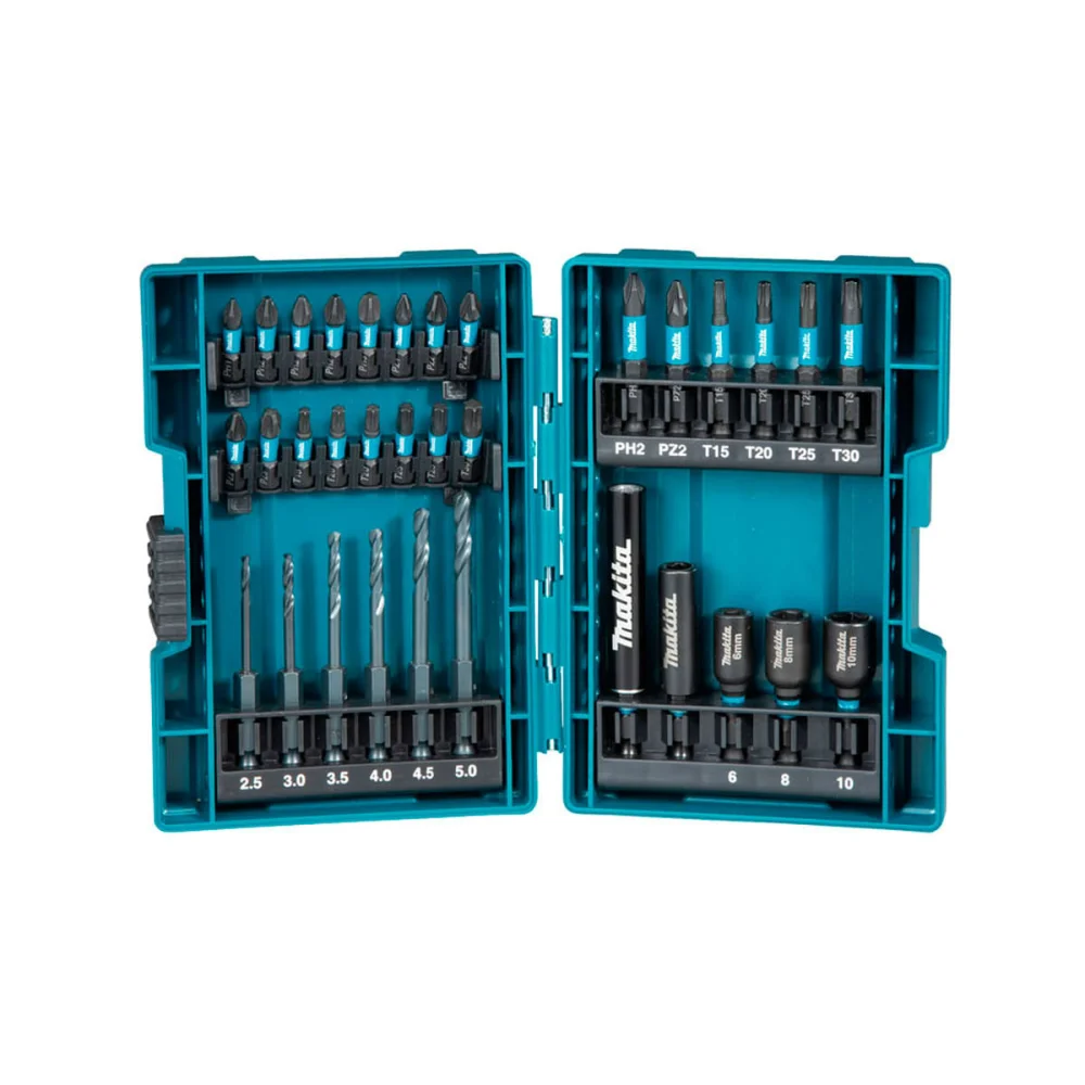 Conjunto de Bits e Brocas 33 Peç B-66896 Makita