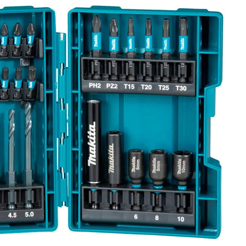 Conjunto de Bits e Brocas 33 Peç B-66896 Makita