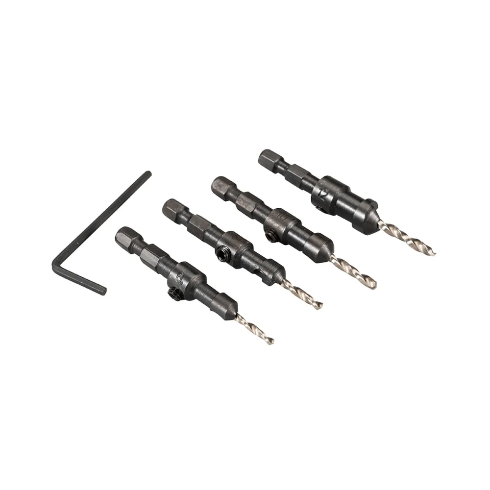 Conjunto de Broca Escareadora para Madeira 4 Peç D-73455 Makita