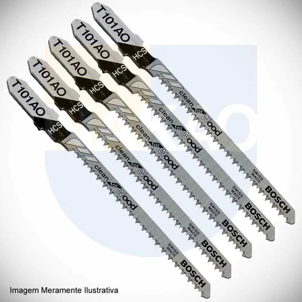 Conjunto de Lâmina de Serra Tico Tico para Madeira T101AO Bosch