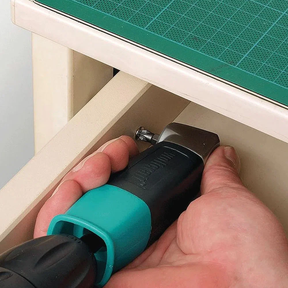 Conjunto de Parafusar Gavetas Manual e Angular e Bits 100100 Wolfcraft