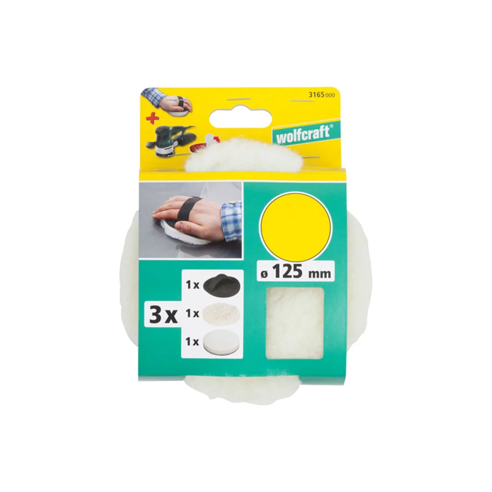 Conjunto de Polimento Manual 125mm 316500 Wolfcraft