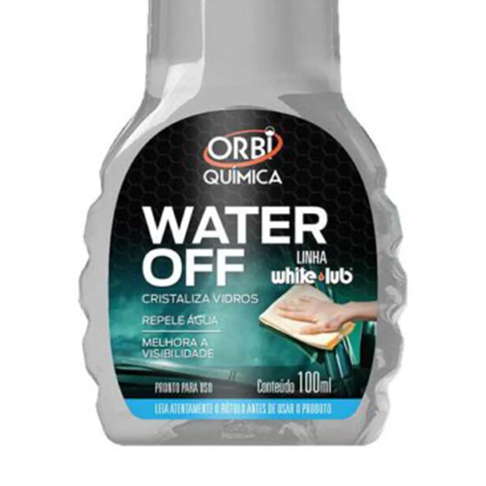 Cristalizador de Pára Brisa Water Off 100ml Orbi Incolor