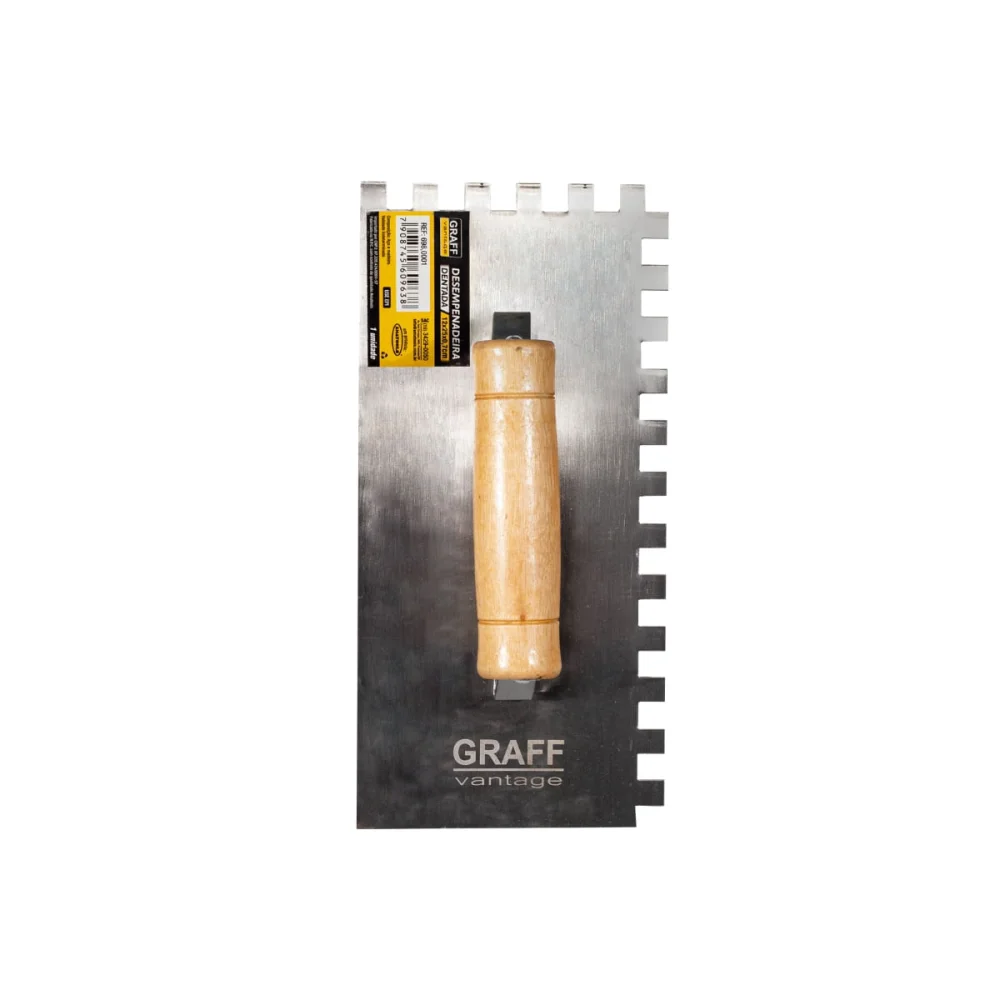 Desempenadeira Dentada Graff Vantage Desempenadeira Dentada Graff Vantage