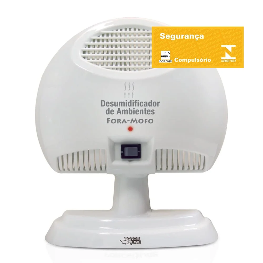 Desumidificador de Ambientes Fora Mofo 295 Branco Force Line Bivolt