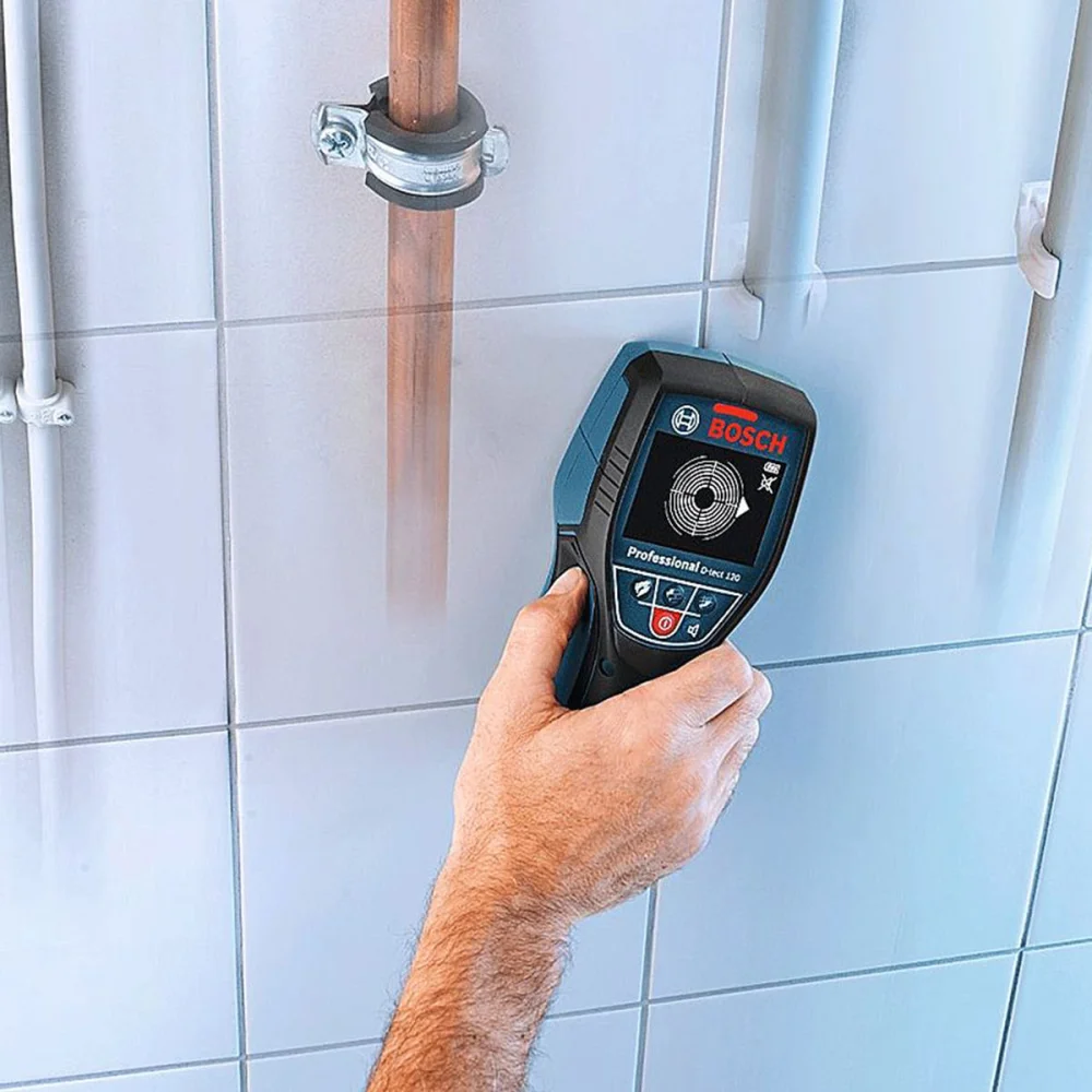 Detector de Materiais Canos de PVC com Água e Metais D-tect 120 Bosch - Outlet