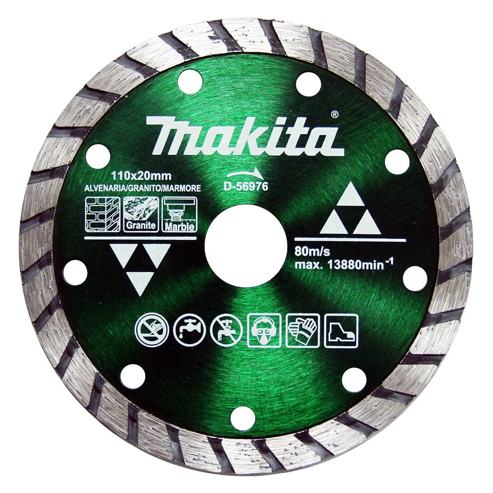 Disco de Corte Diamantado MAXTURBO 110x20mm D-56976 Makita
