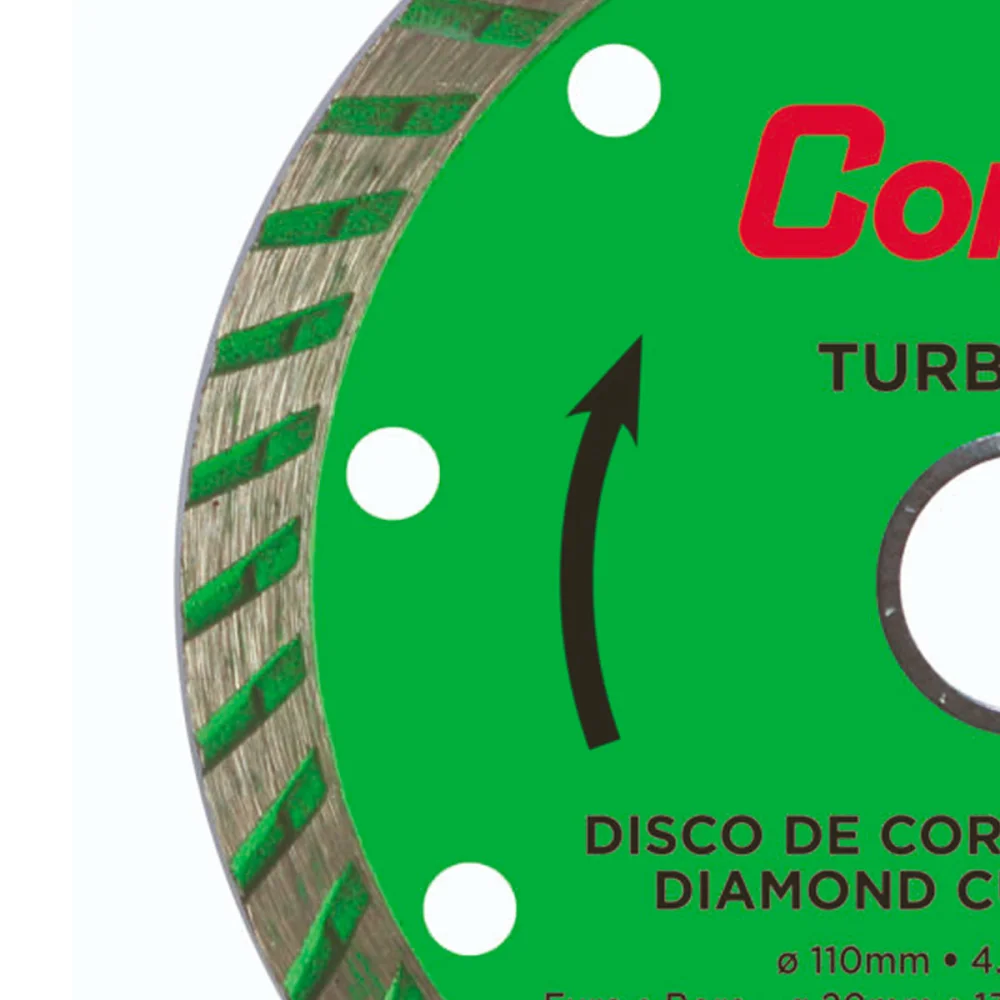 Disco de Corte Diamantado Turbo 110x20mm 60598 Cortag