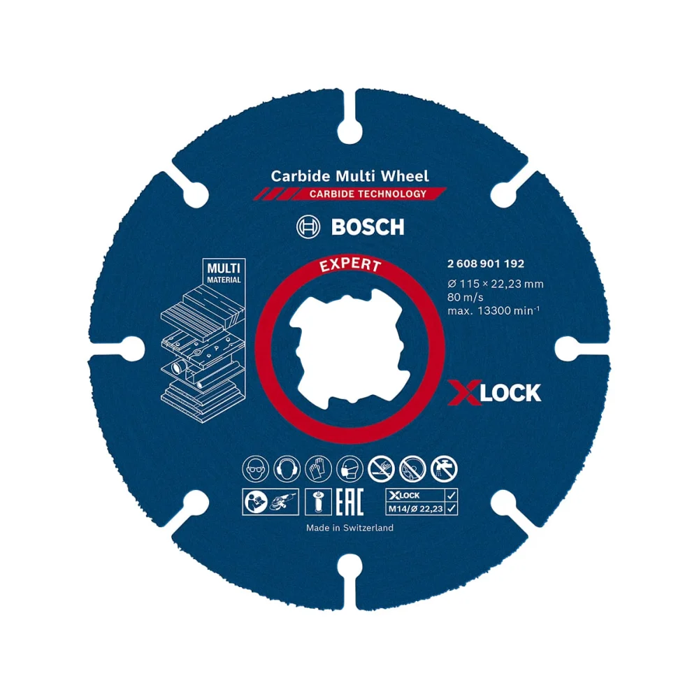 Disco de Corte Multi Wheel 115x22.23mm XLock Bosch