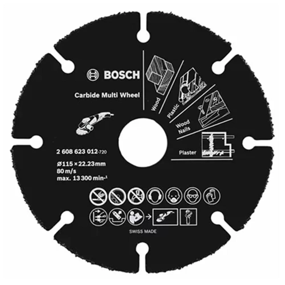 Disco de Corte Multimaterial 115mm para Esmerilhadeira Bosch