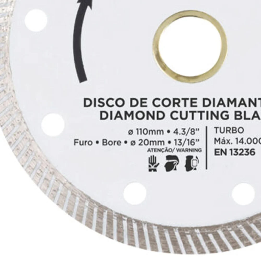 Disco de Diamantado Porcelanato 110x20mm 60863 Cortag