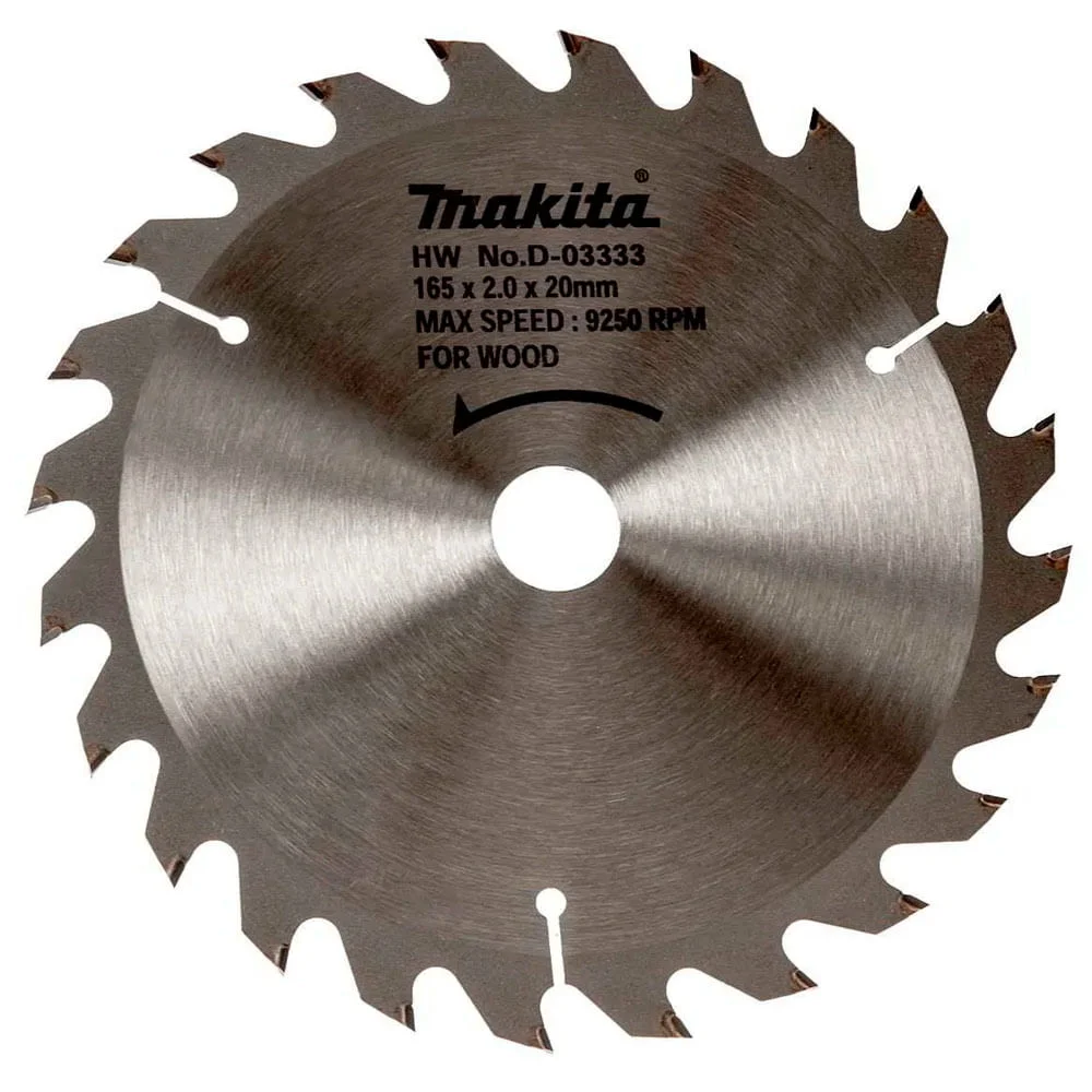 Disco de Serra 165mm 24 Dentes D-03333 Makita