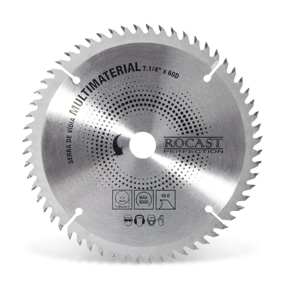 Disco de Serra Circular Multimateriais 7.1/4 Pol 60 Dentes