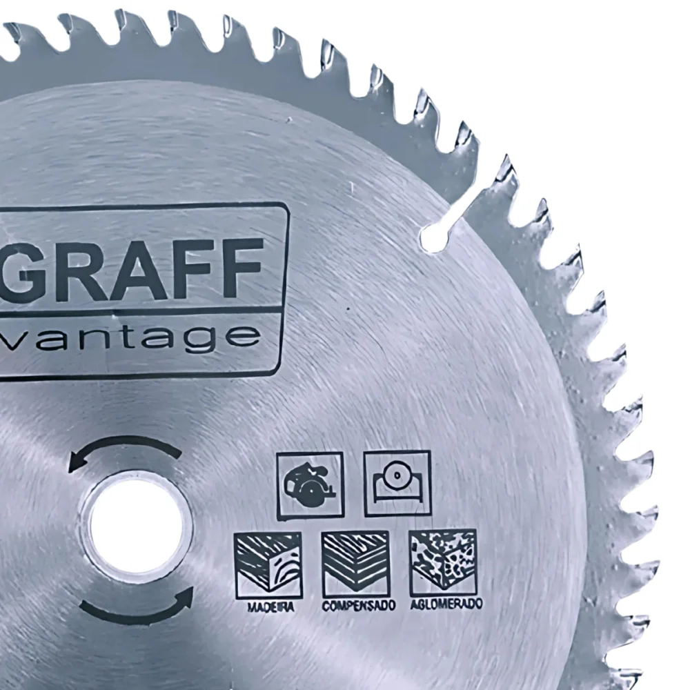 Disco de Serra Circular para Madeira 7.1/4 Pol 60 Dentes Graff Vantage