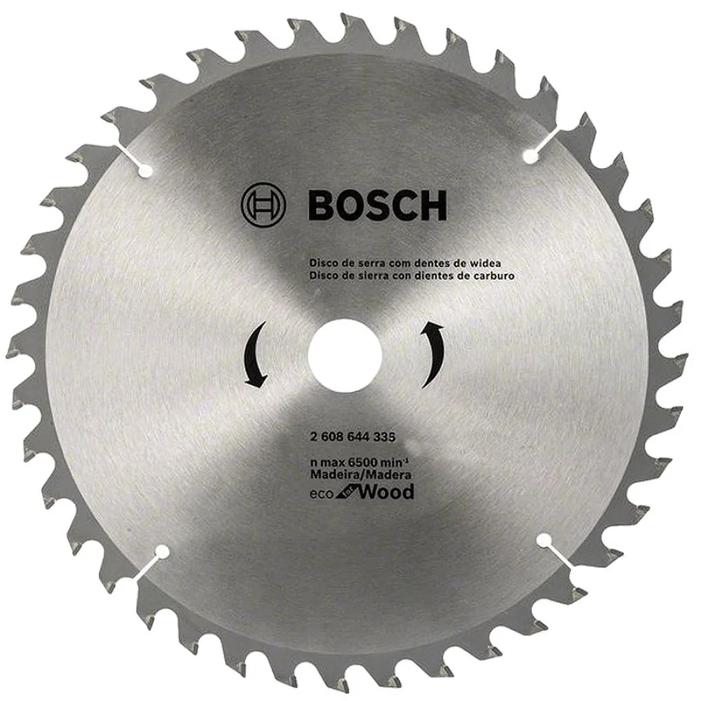 Disco de Serra ECO 254mm 40 Dentes Bosch