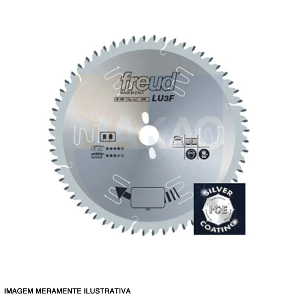 Disco de Serra para MDF e MDP 250x30mm 80 Dentes LU3F 0200 Freud Disco de Serra para MDF e MDP 250x30mm 80 Dentes LU3F 0200 Freud