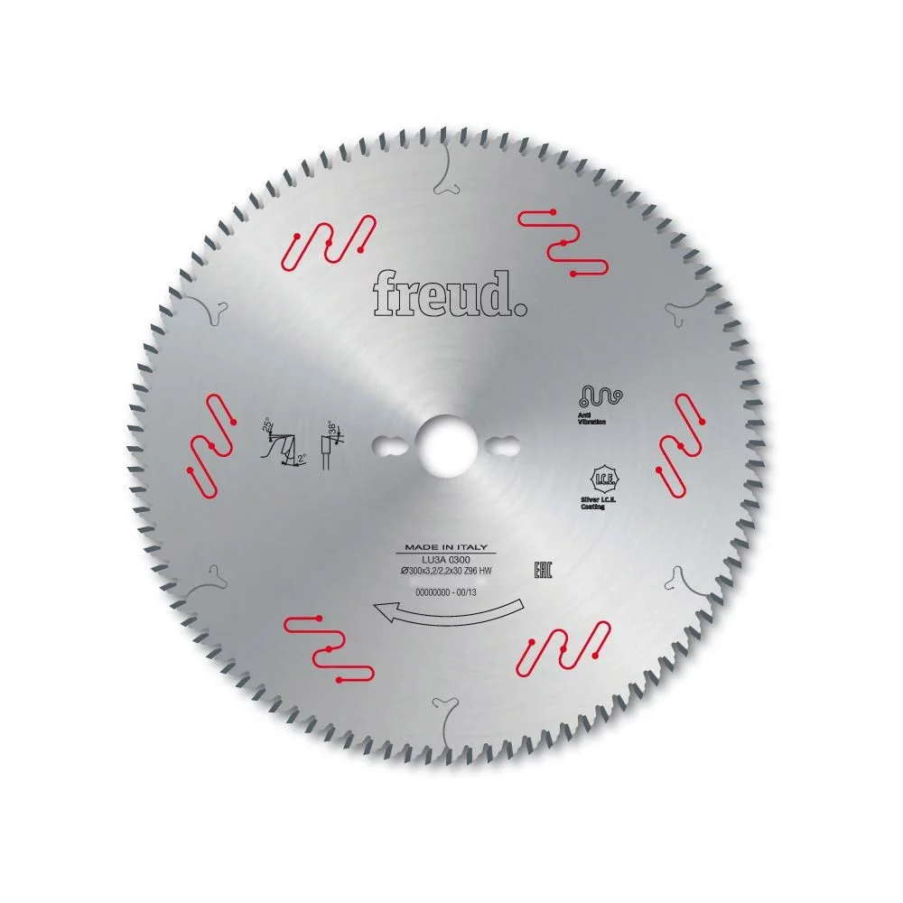 Disco de Serra para MDF Revestido 300 mm 96 Dentes LU3A-0300 Freud