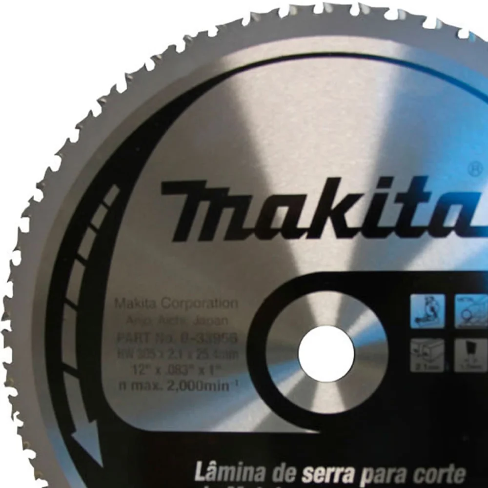 Disco de Serra para Metal 305x25.4mm 60 Dentes B-33956 Makita