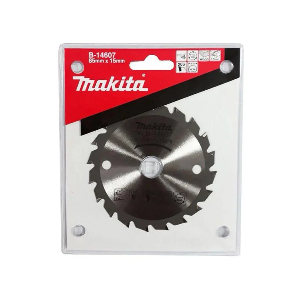 Disco de Serra TCT 85mm 20 Dentes Para HS300D e HS301D B-14607 Makita