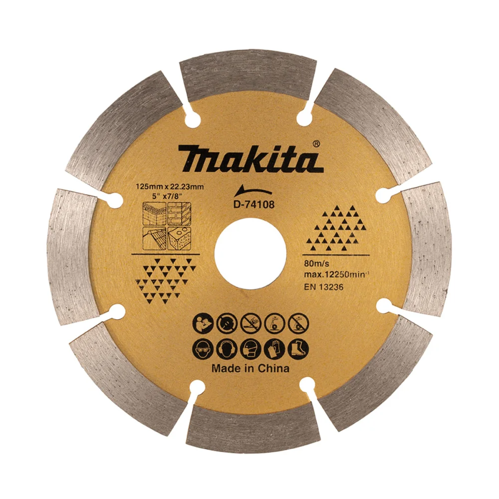 Disco Diamantado 125x20x22.23mm para Concreto D-74108 Makita