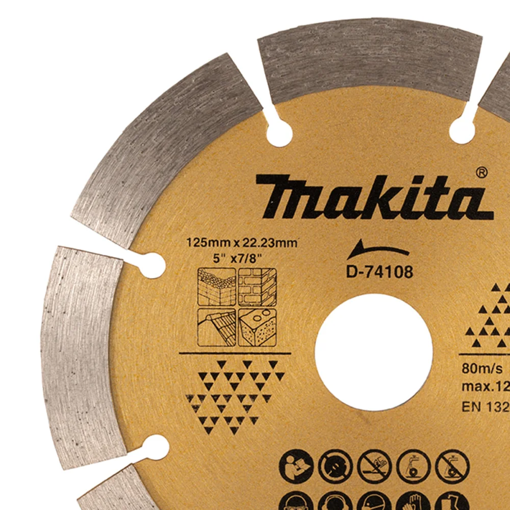 Disco Diamantado 125x20x22.23mm para Concreto D-74108 Makita