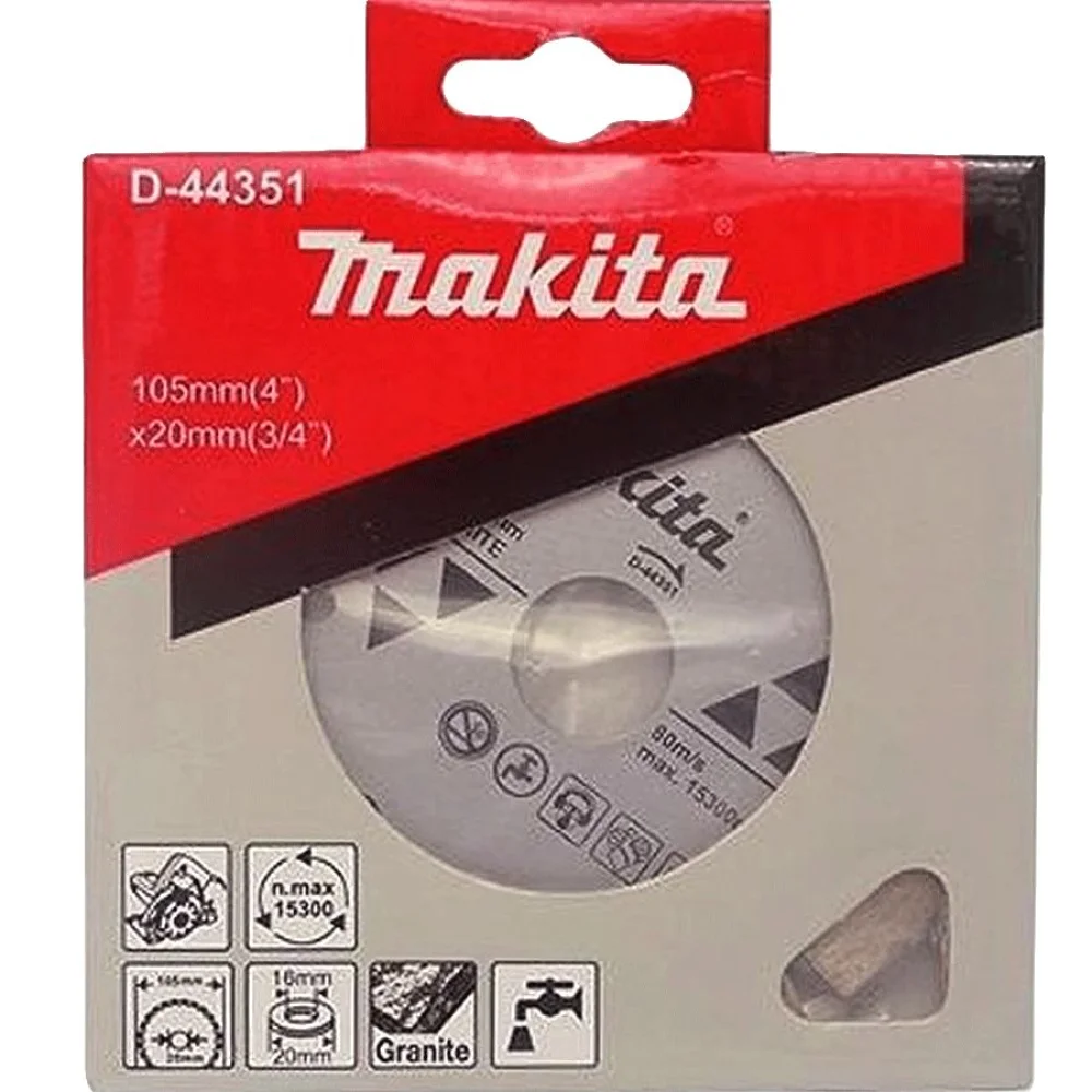 Disco Diamantado Corte a Seco 105mm Mármore e Granito D-44351 Makita