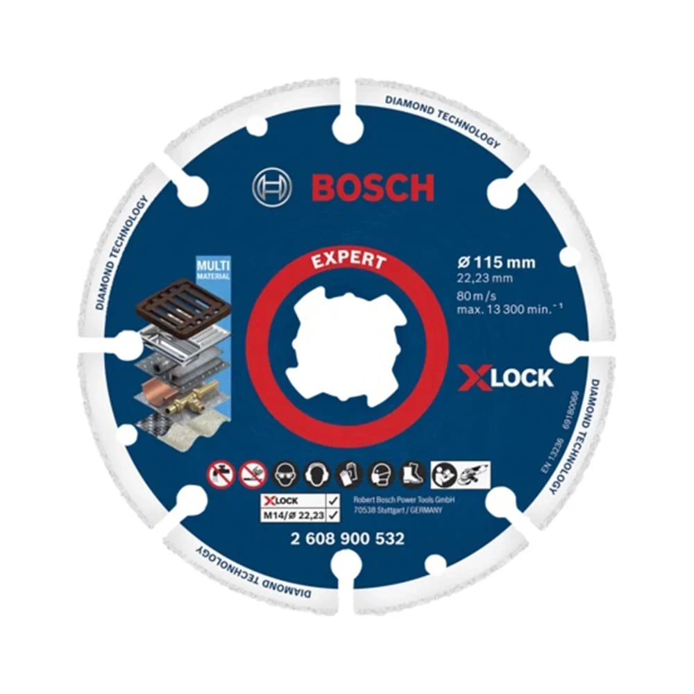 Disco Diamantado Metal 115x2223mm X-Lock Bosch