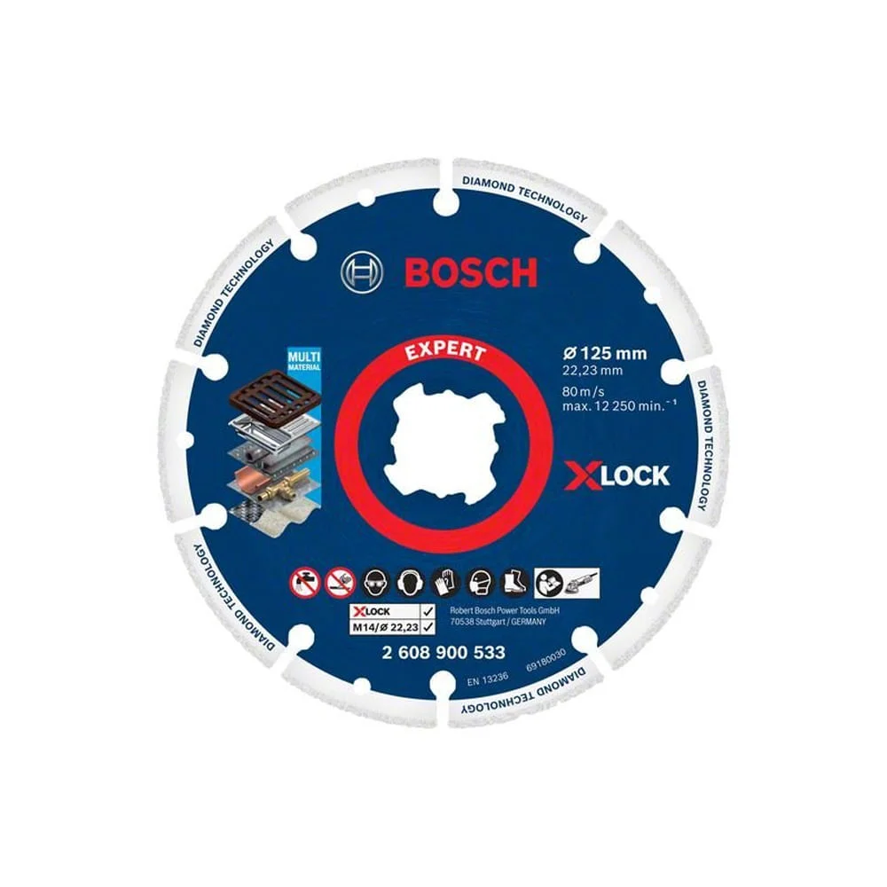 Disco Diamantado Metal 125x2223mm X-LOCK Bosch