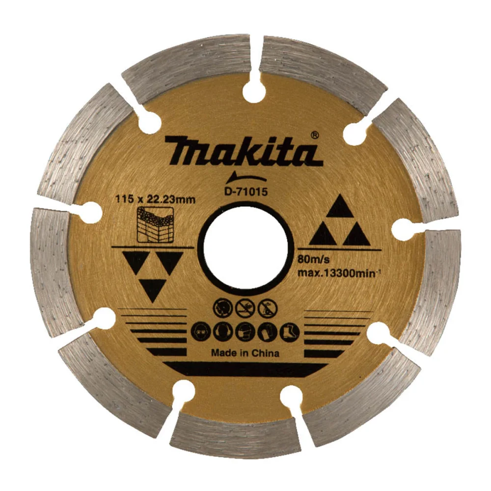 Disco Diamantado Segmentado para Concreto 115x1.8mm D-71015 Makita
