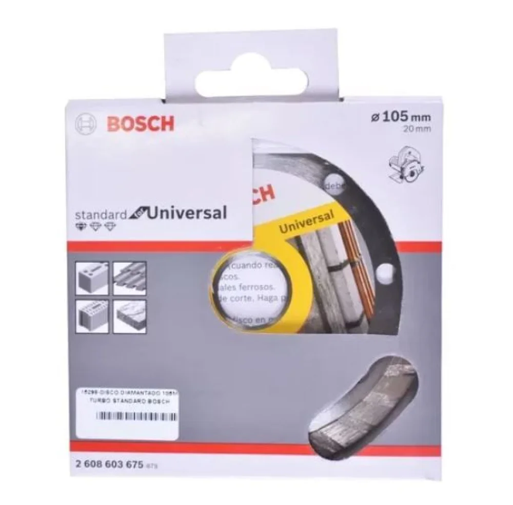 Disco Diamantado Turbo Fino 105mm Expert Bosch