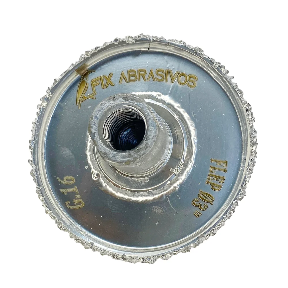 Disco Flap Reto para Madeira 3 Pol Grão 16 PA01242 Fix Abrasivos