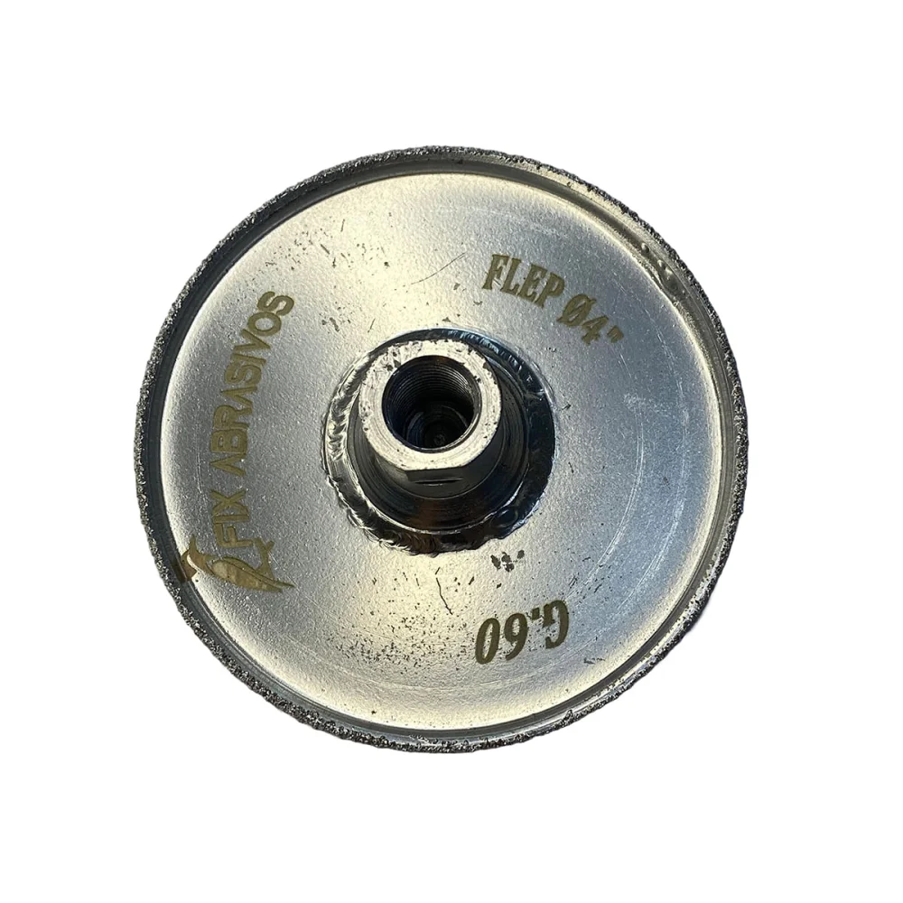 Disco Flap Reto para Madeira 4 Pol Grão 60 PA01247 Fix Abrasivos