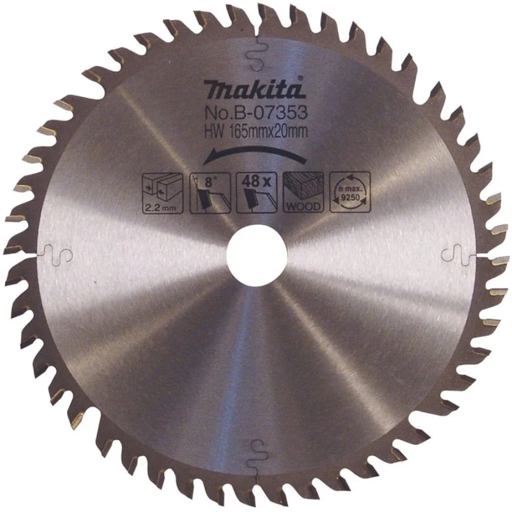 Disco para Serra Circular SP6000 165mm 48 Dentes B-07353 Makita