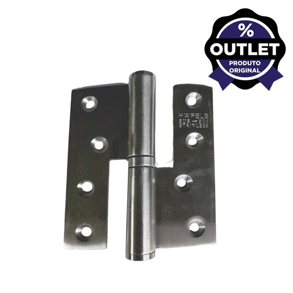 Dobradiça Cachimbo 100x36mm 926 41 103 Hafele Outlet