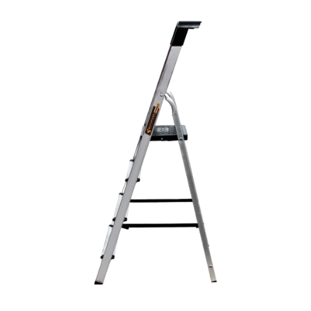 Escada de Alumínio Pro Reforçada 4 Degraus ESC0024 Botafogo