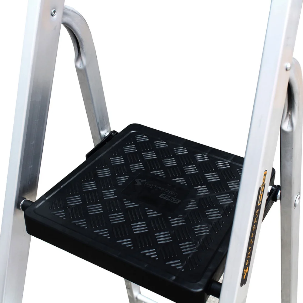 Escada de Alumínio Pro Reforçada 6 Degraus ESC0026 Botafogo