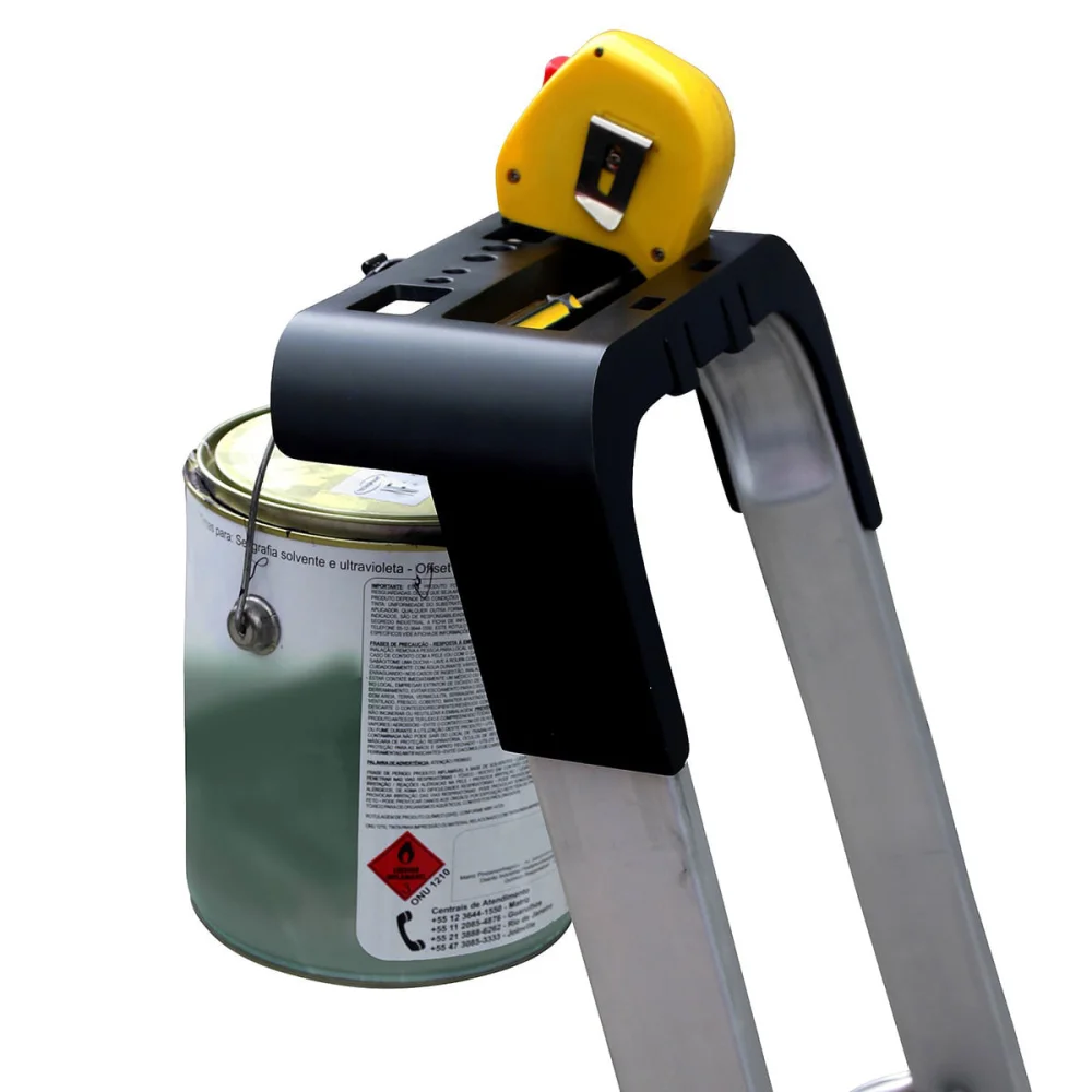 Escada de Alumínio Pro Reforçada 6 Degraus ESC0026 Botafogo