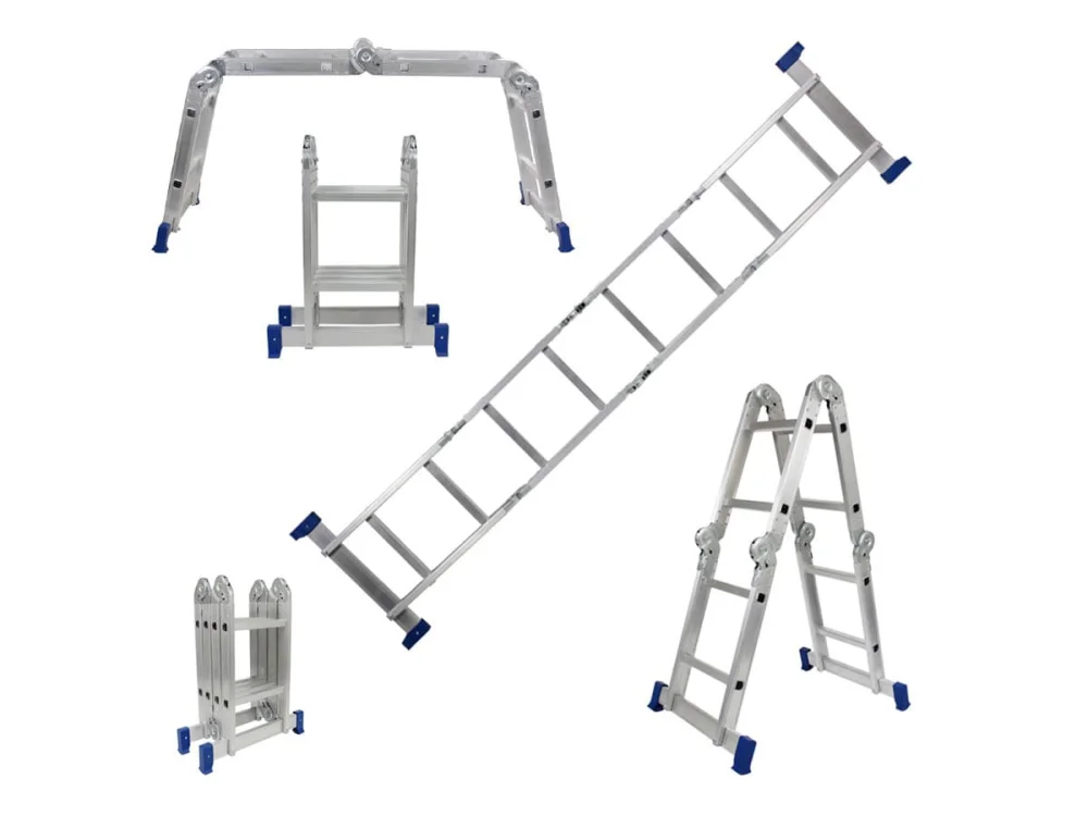 Escada Dobrável Multiuso 240m em Alumínio 4x2 223200 Belfix