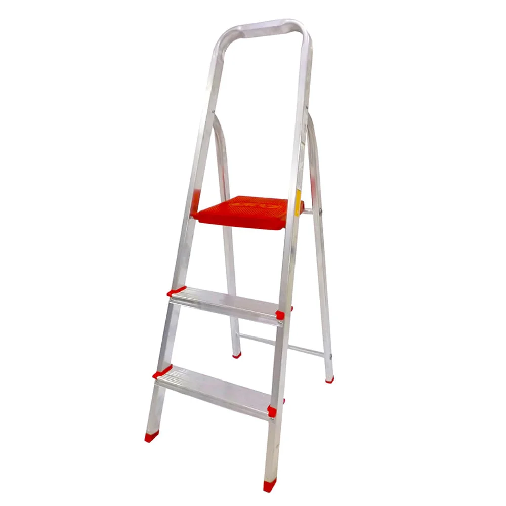 Escada Doméstica de Alumínio BTF 3 Degraus ESC0062 Botafogo