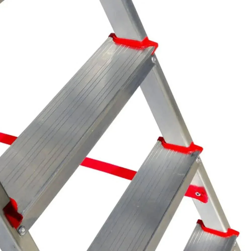 Escada Doméstica de Alumínio BTF 5 Degraus ESC0064 Botafogo