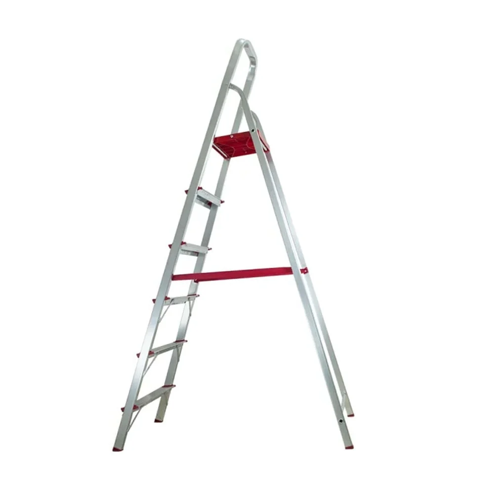 Escada Doméstica de Alumínio BTF 6 Degraus ESC0065 Botafogo