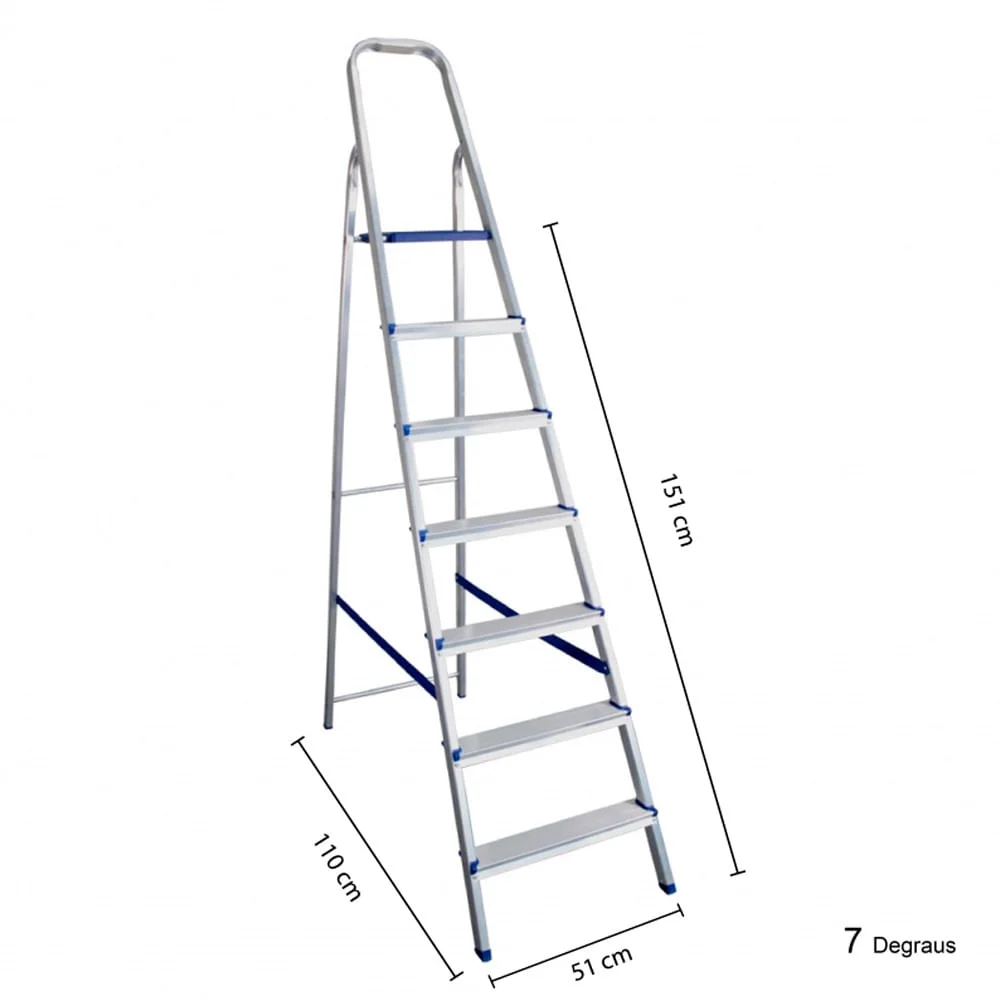 Escada Multiuso 7 Degraus em Alumínio 163700 Belfix