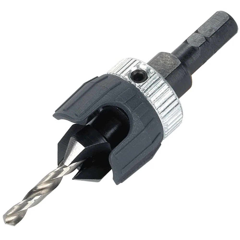 Escareador de Furos com Fresa Cônica e Limitador de Profundidade 254400 Wolfcraft