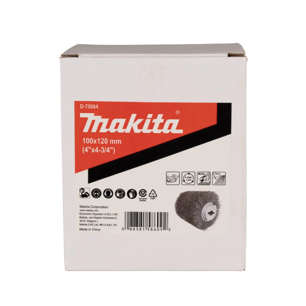 Escova de Aço 100x120mm para Lixadeira 9741 D-73564 Makita