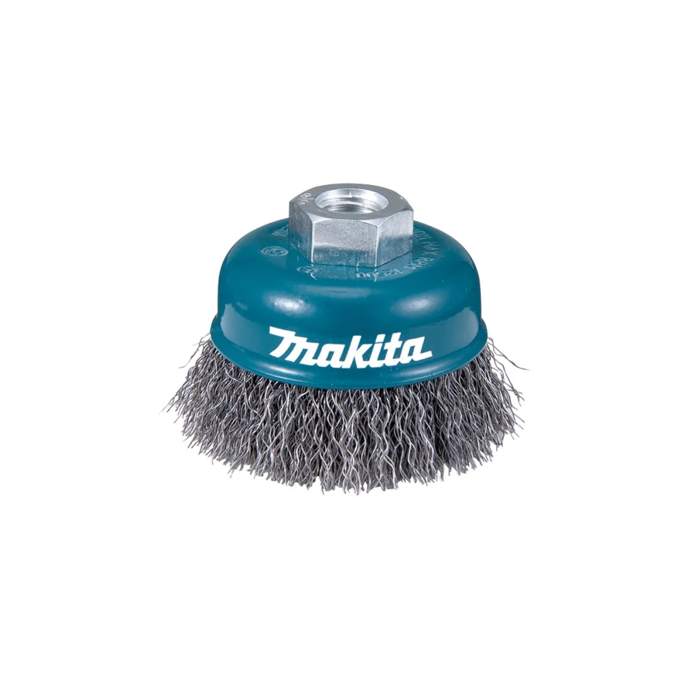 Escova de Aço Tipo Copo 100mmxM14 Fio Ondulado D-55114 Makita