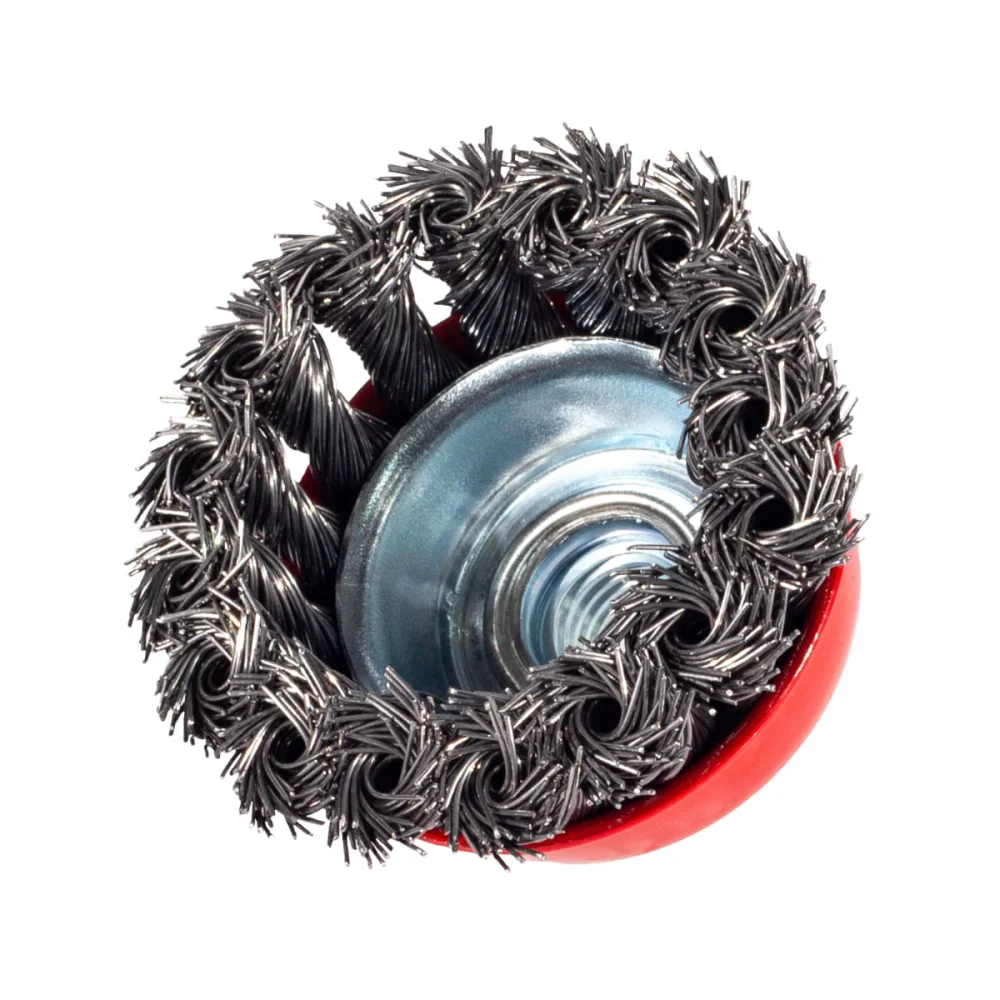 Escova de Aço Trançado Tipo Copo com Rosca 60mm Graff Vantage Escova de Aço Trançado Tipo Copo com Rosca 60mm Graff Vantage