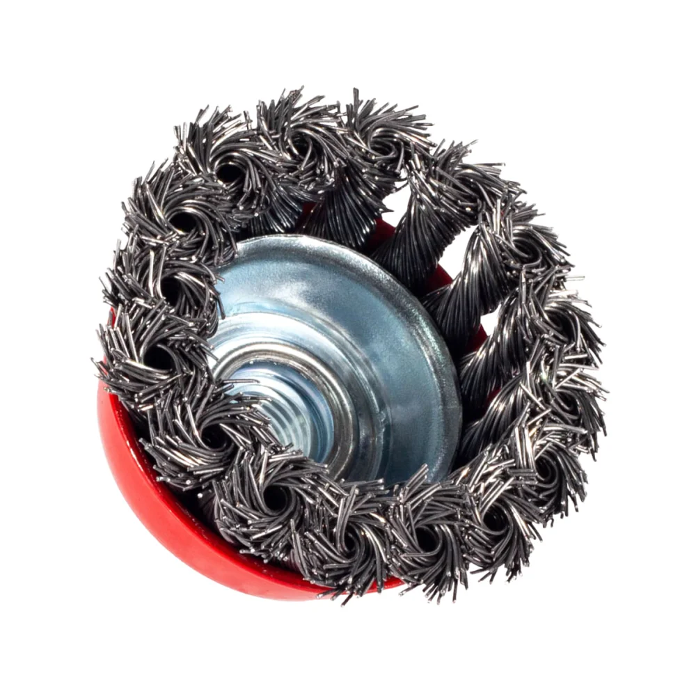 Escova de Aço Trançado Tipo Copo com Rosca 60mm Graff Vantage Escova de Aço Trançado Tipo Copo com Rosca 60mm Graff Vantage