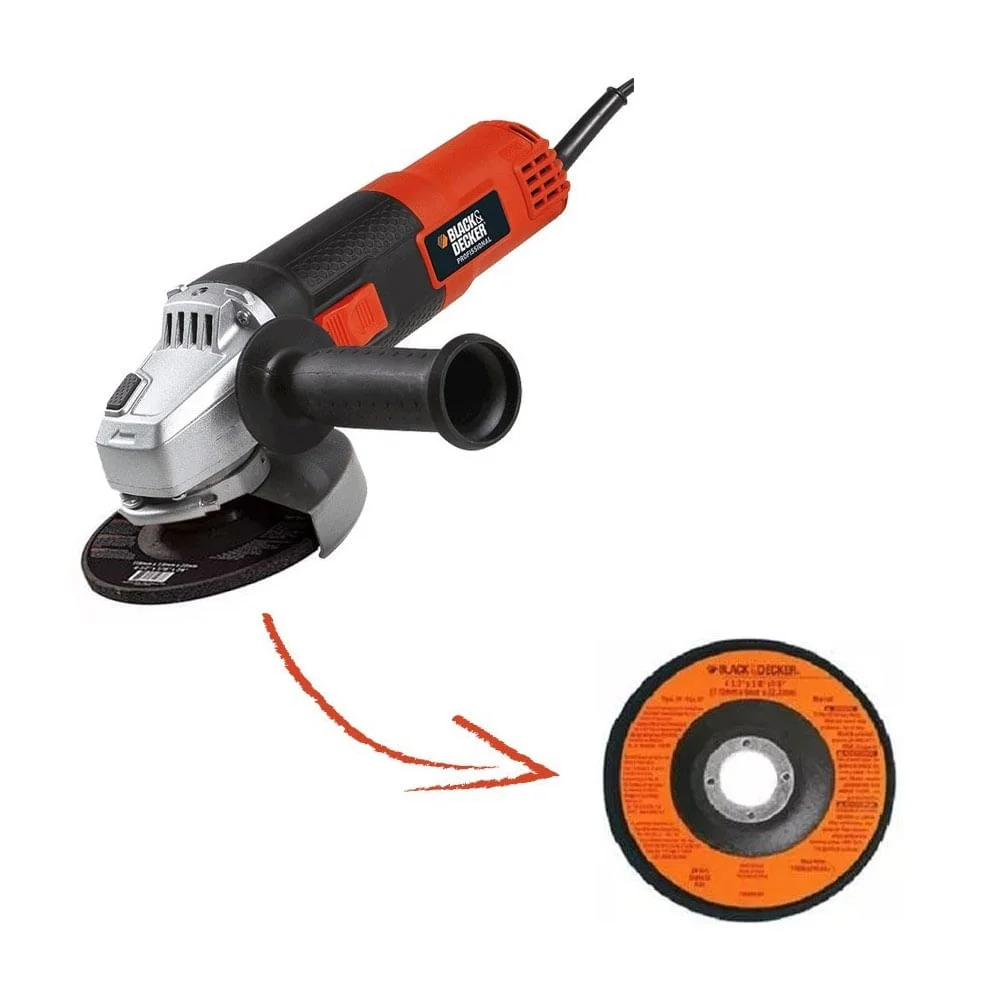 Esmerilhadeira 4-1/2 Pol 820 Watts G720 BlackDecker