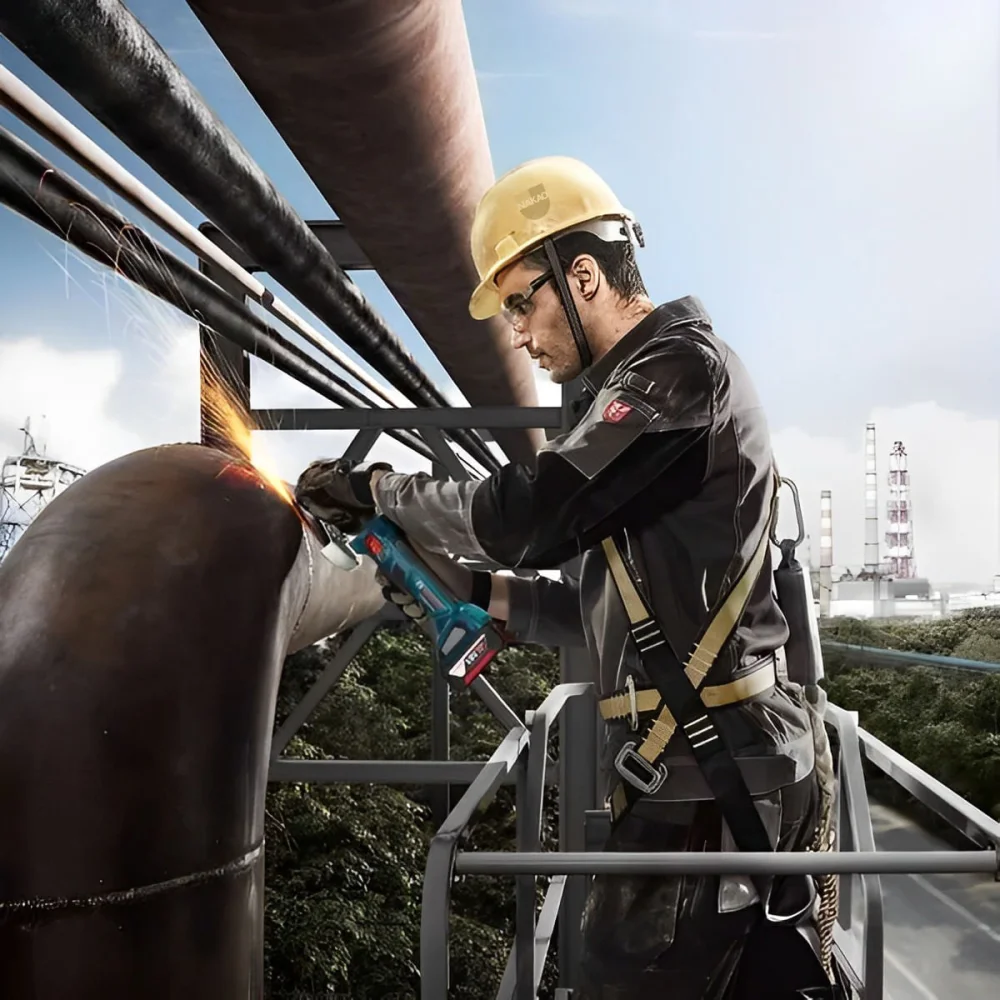 Esmerilhadeira à Bateria 125mm e 2 Baterias 18V 4.0Ah e Maleta GWS 180-LI Bosch